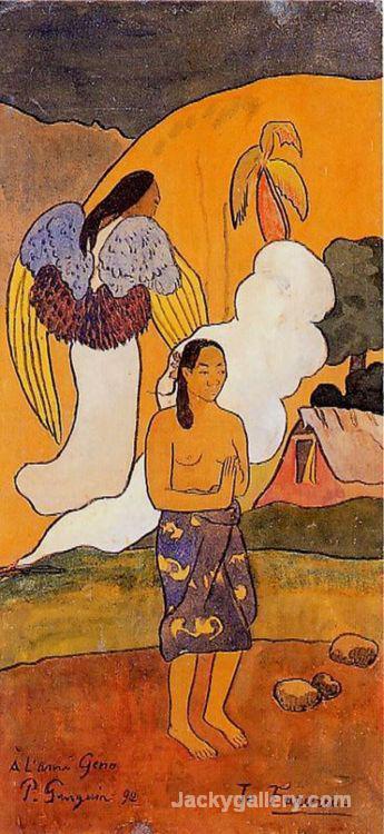 The Encounter by Paul Gauguin paintings reproduction